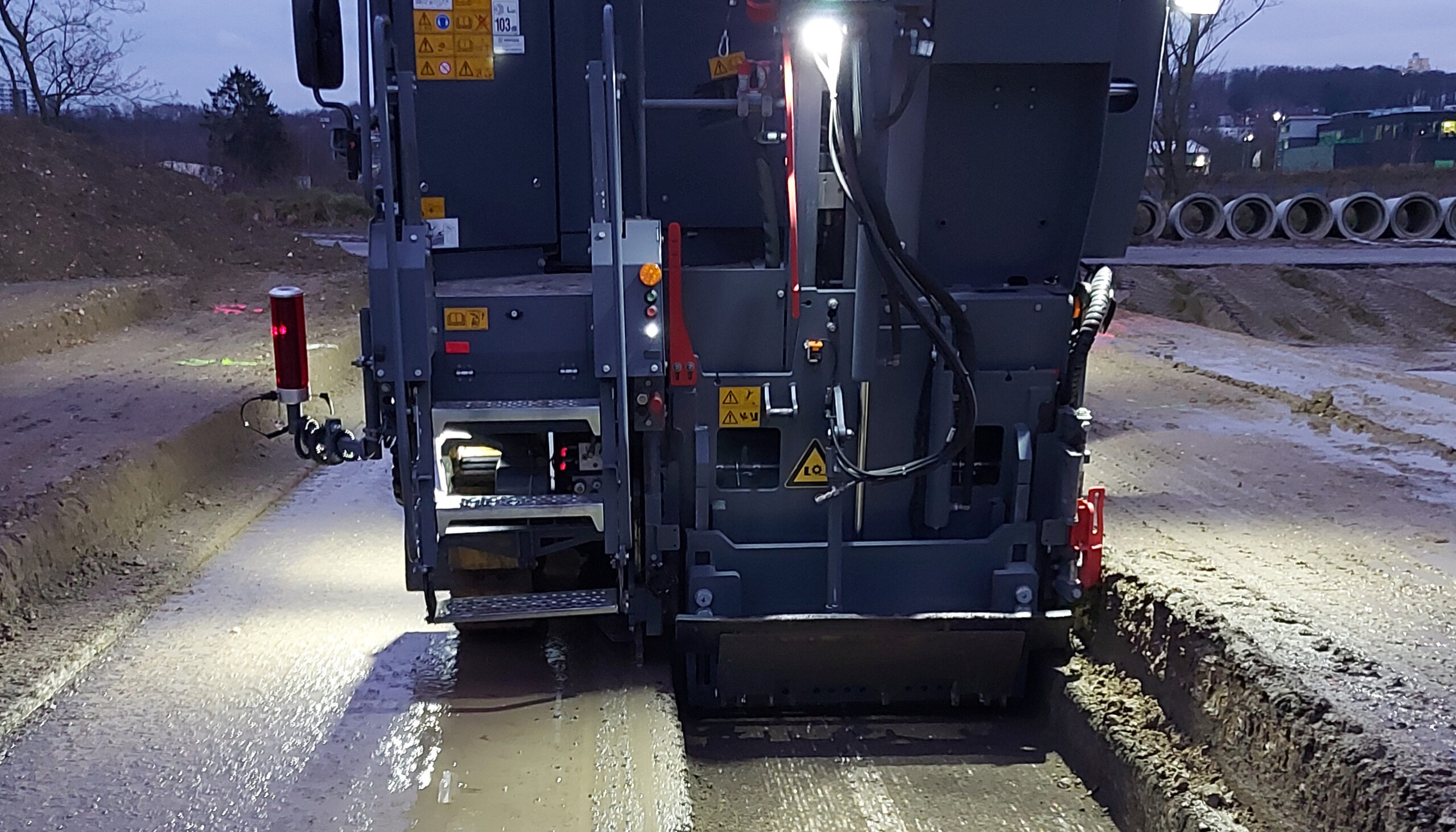 GMS W 120 Fi Fräsen einer stabilisierten RC-Schicht