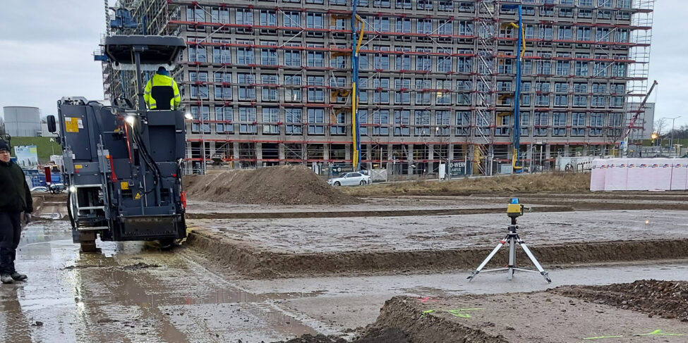 GMS W 120 Fi Fräsen einer stabilisierten RC-Schicht