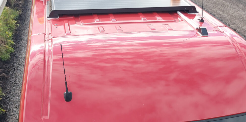 PV-Modul auf BF3-Fahrzeug von GMS