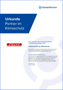 Urkunde ClimatePartner